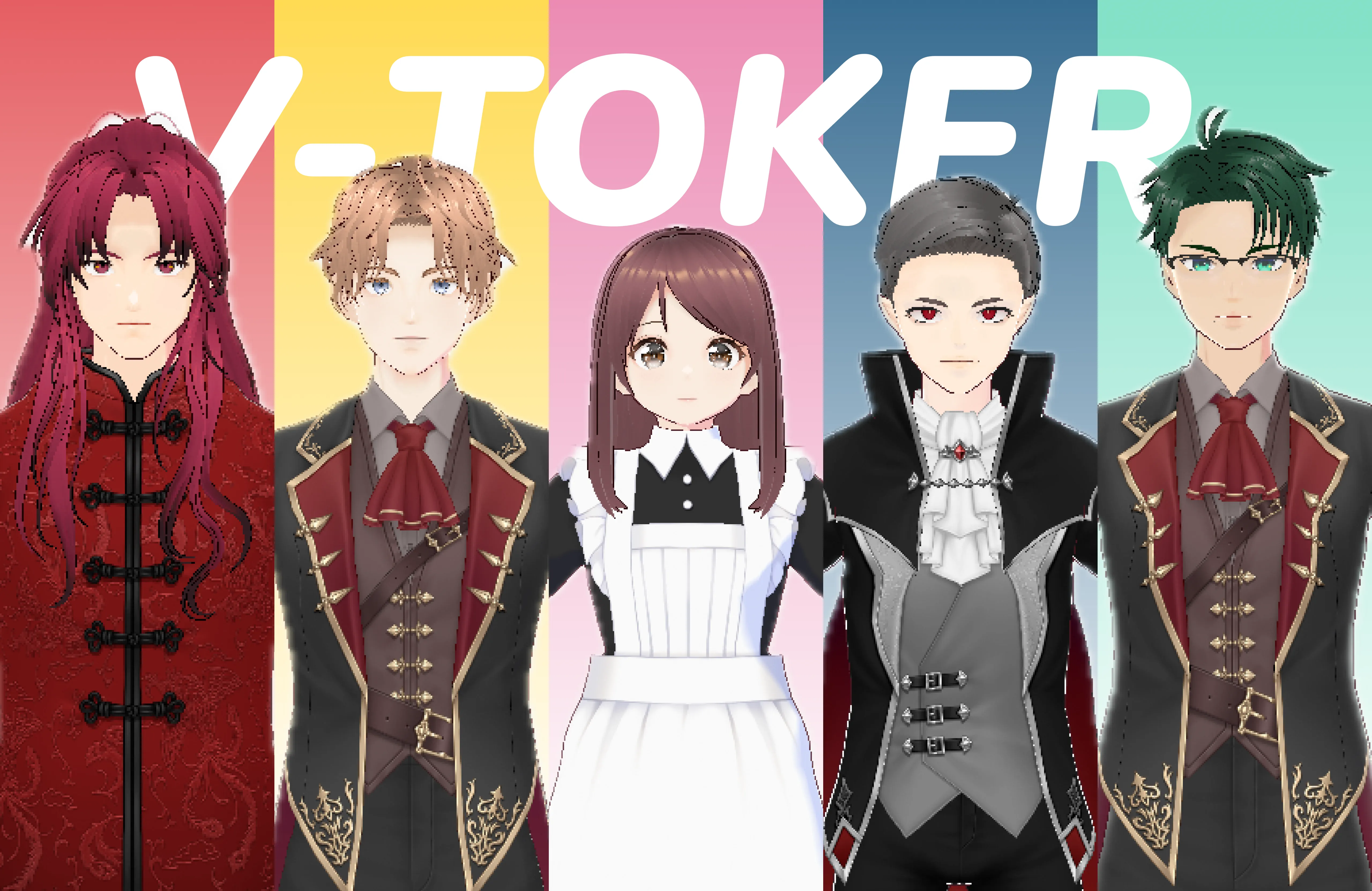 V-TOKERのキャラクター5人